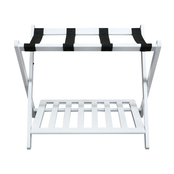 Racimos Luggage Rack with Shelf - White RA3277471 - main